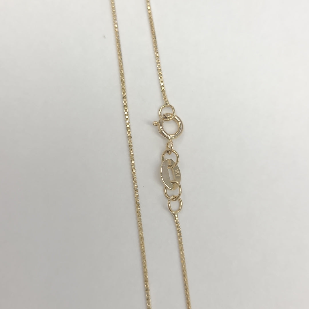CADENA VENECIANO 14K 55 CM 1.7 GR (NUEVO)