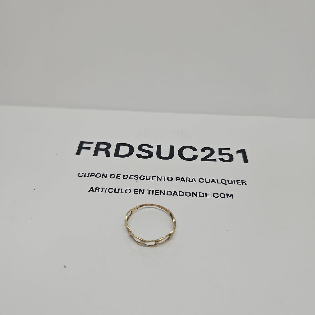 ANILLO ORO 10 K 0.8 GRMS (SEMINUEVO)