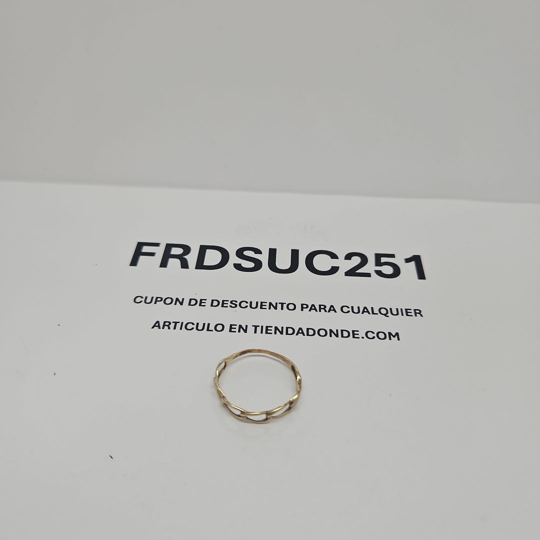 ANILLO ORO 10 K 0.8 GRMS (SEMINUEVO)
