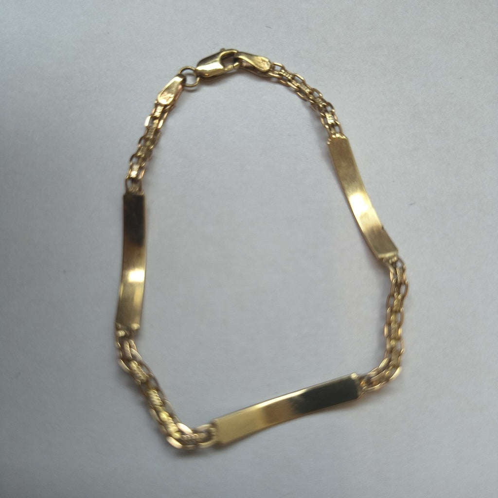 ESCLAVA ORO COMBINADO 10 K 2.5 GRMS (SEMINUEVO)