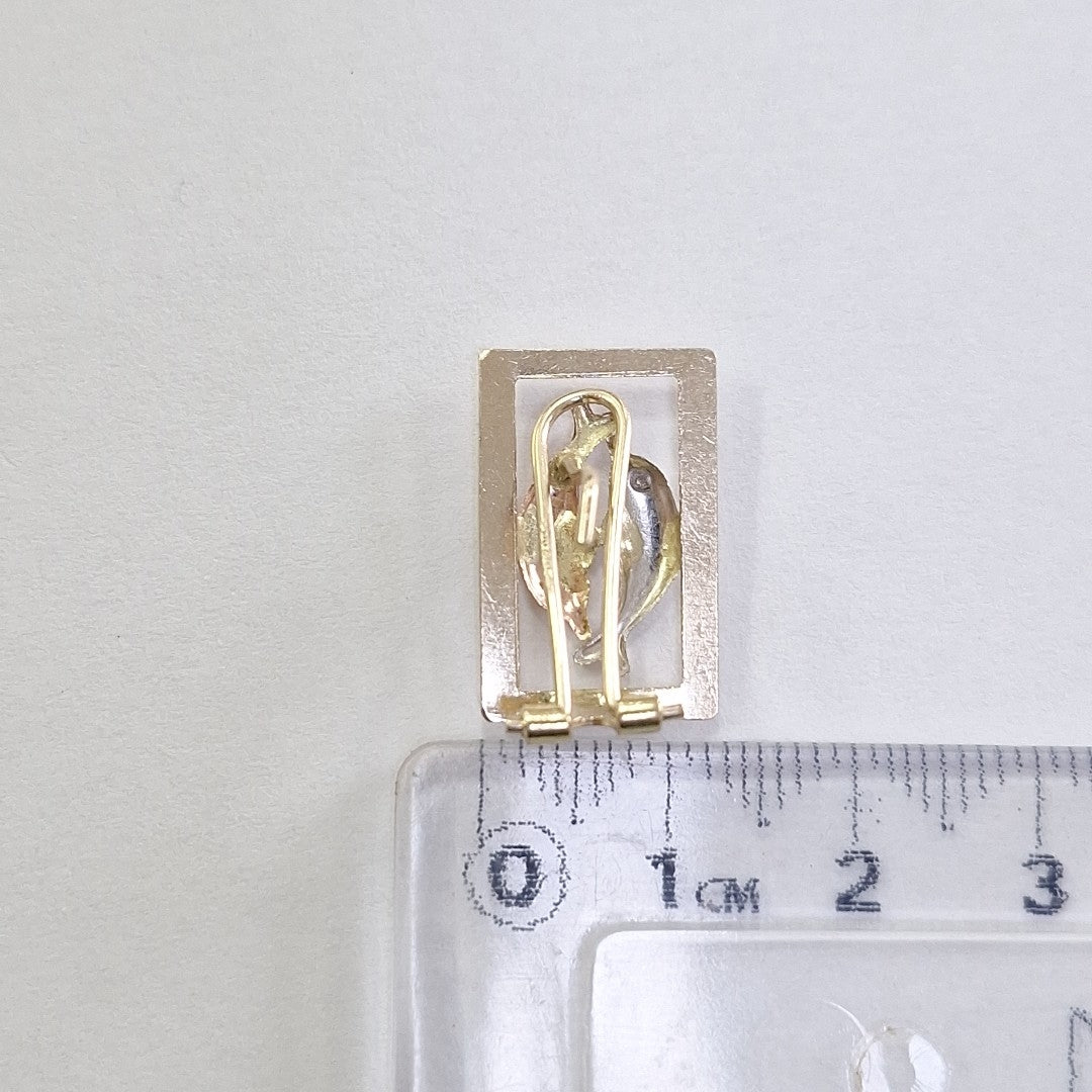 ARETES PAR ORO 10 K 3,00 GRMS (SEMINUEVO)