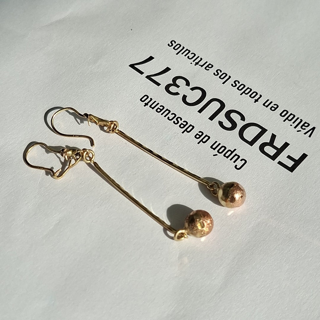 ARETES PAR ORO 10 K 2.6 GRMS (SEMINUEVO)