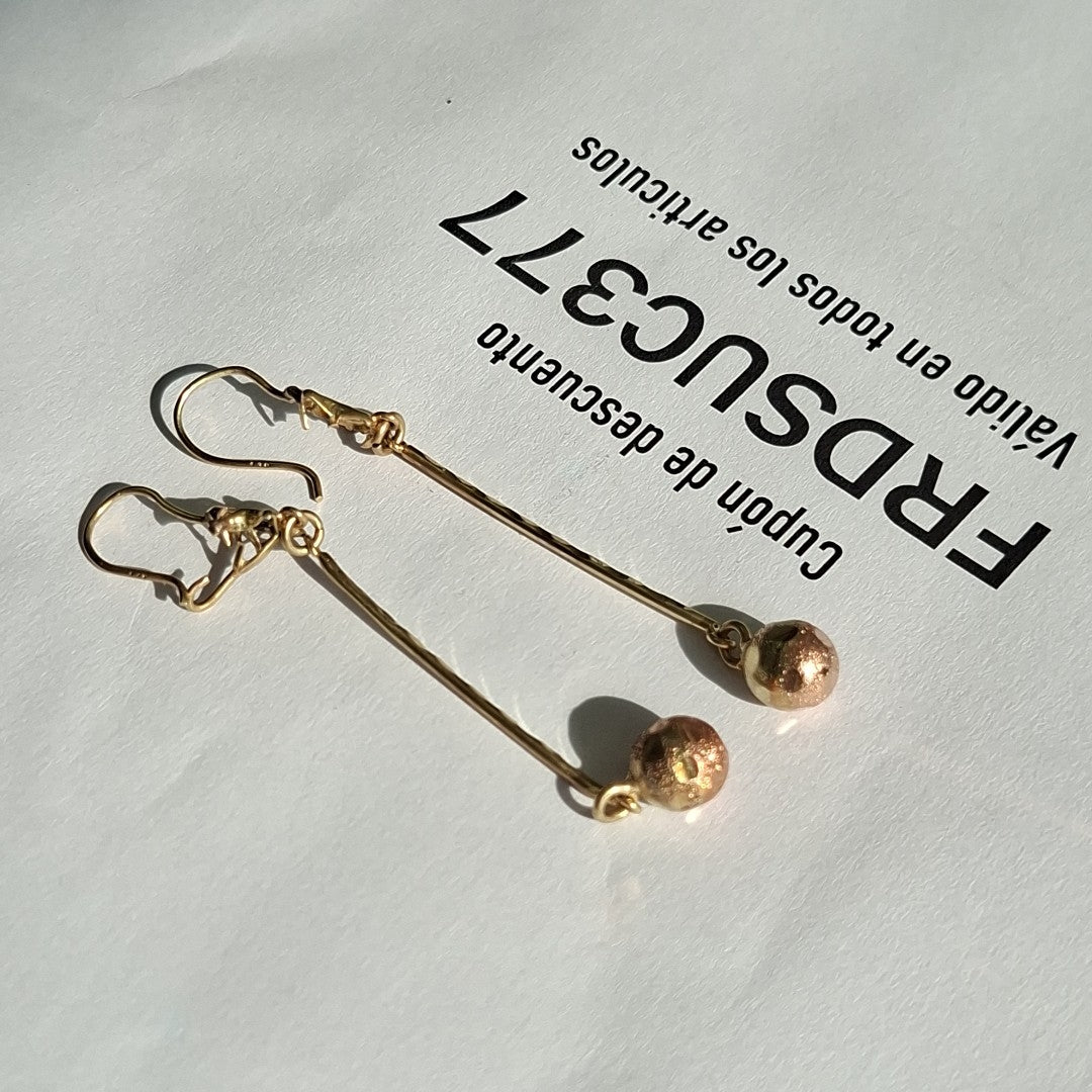 ARETES PAR ORO 10 K 2.6 GRMS (SEMINUEVO)