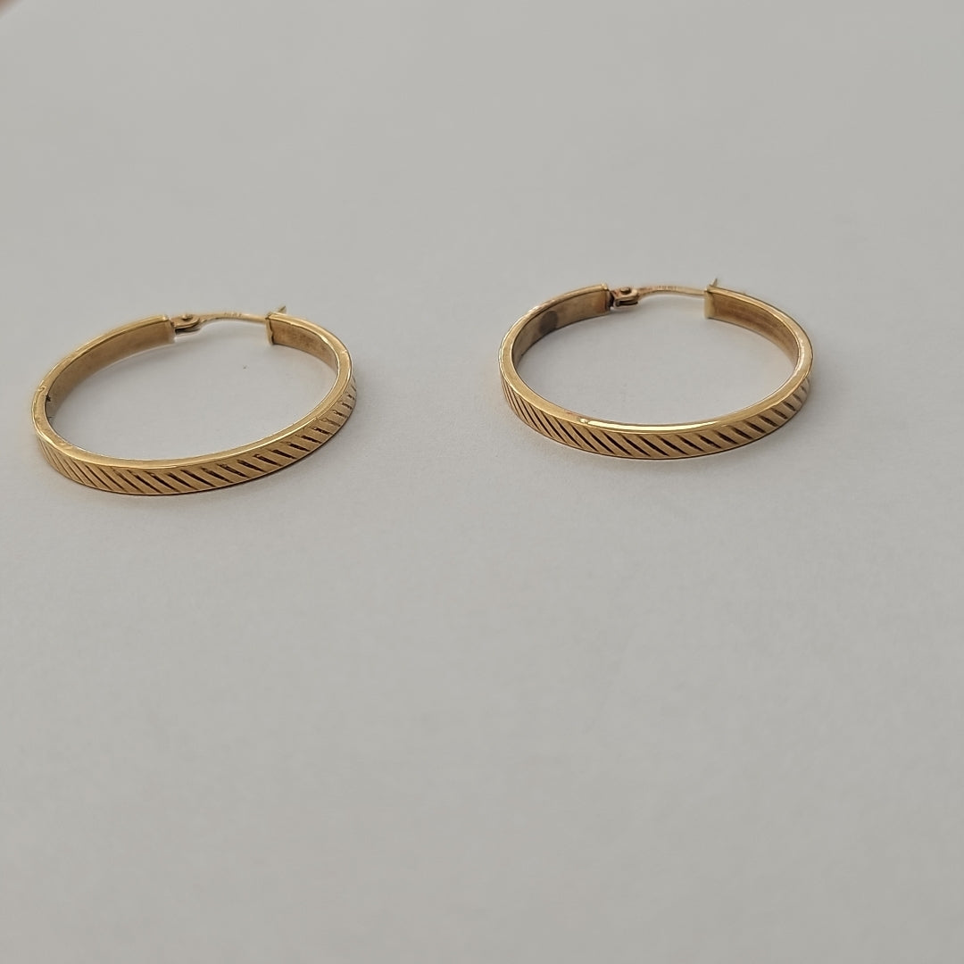 ARRACADAS PAR ORO 10 K 2,10 GRMS (SEMINUEVO)