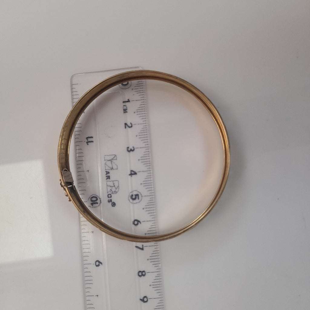 PULSERA RIGIDA ORO 10 K 7.5 GRMS (SEMINUEVO)