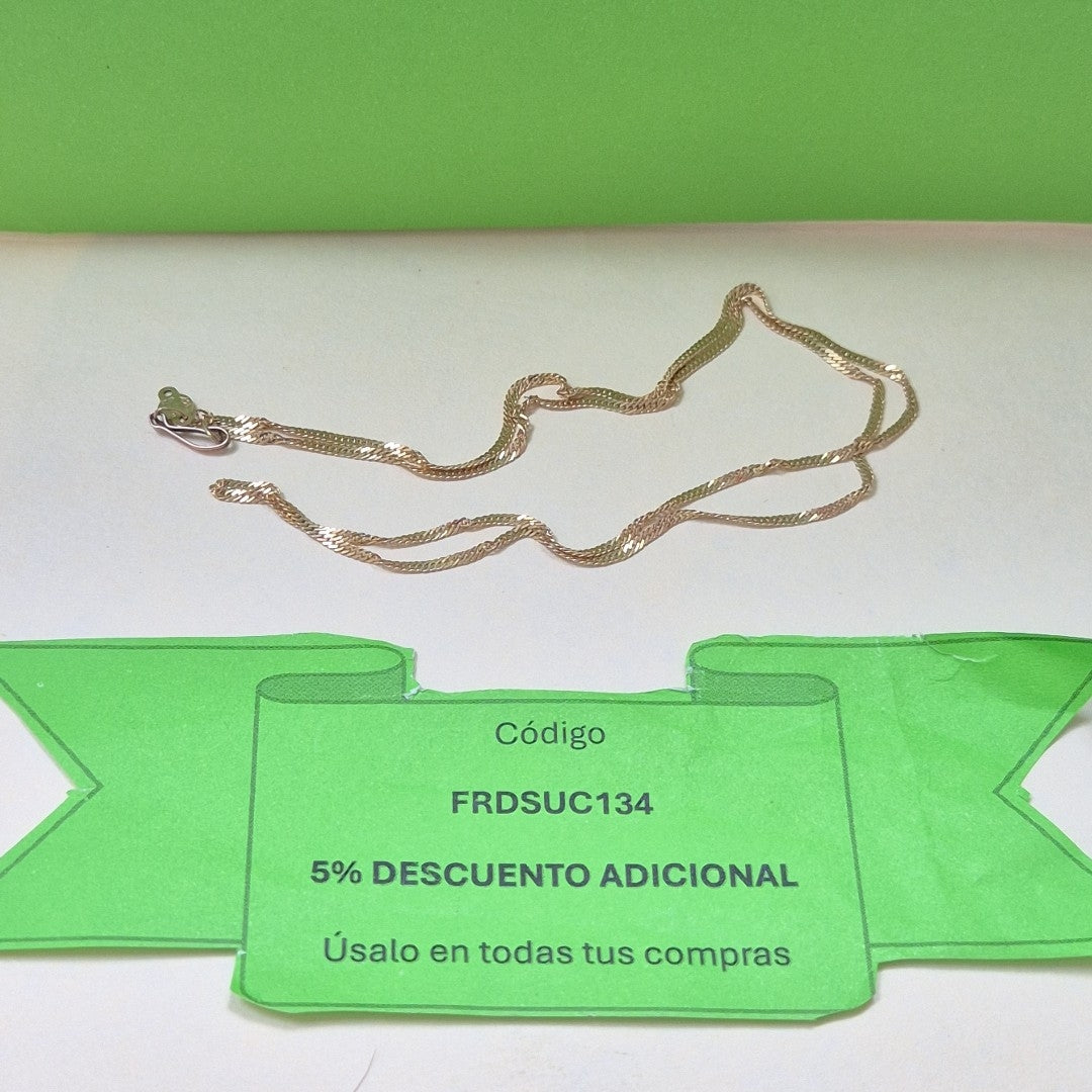 CADENA ORO 14 K 2 GRMS (SEMINUEVO)