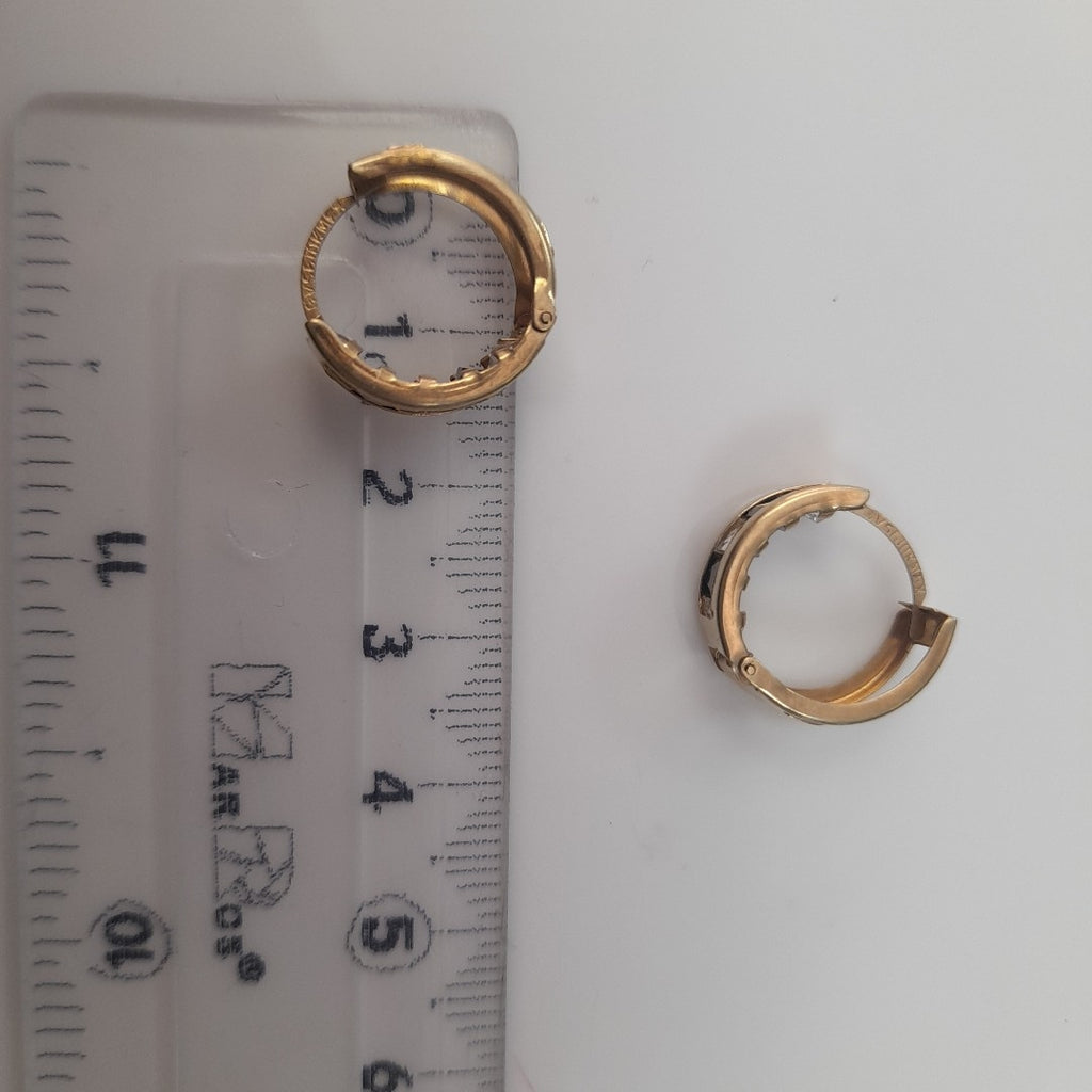 ARRACADAS PAR ORO 10 K 2.7 GRMS (SEMINUEVO)