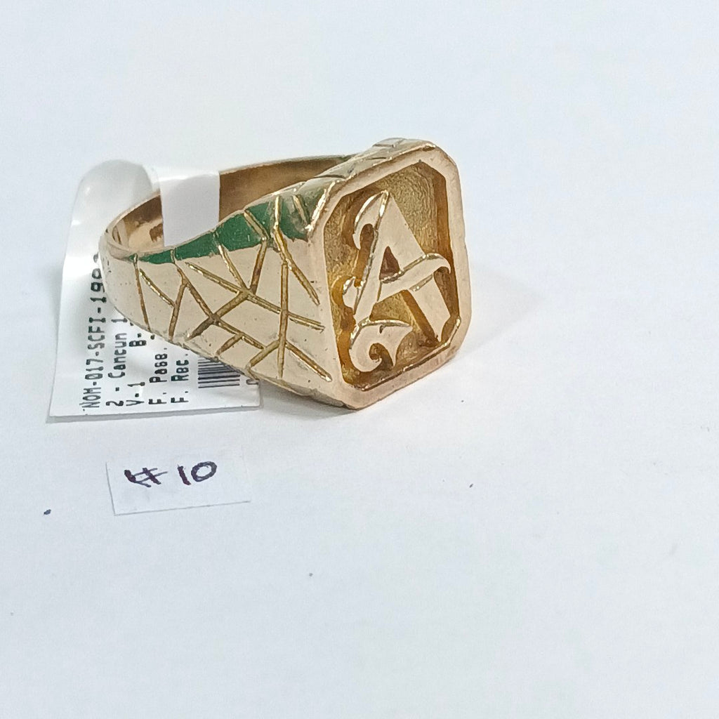 ANILLO ORO 10 K 17.6 GRMS (SEMINUEVO)