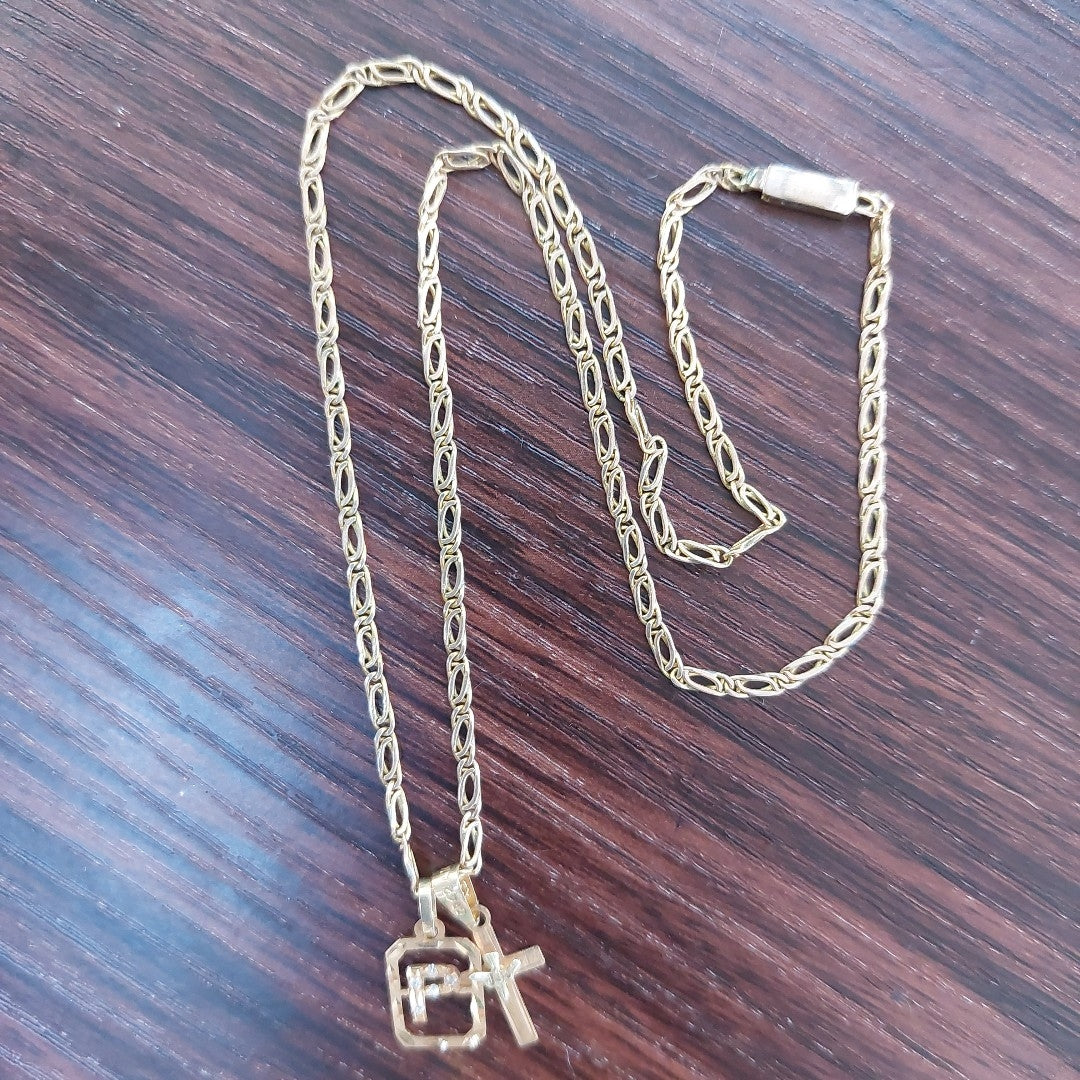 CADENA, DIJE ORO 8 K 4.5 GRMS (SEMINUEVO)