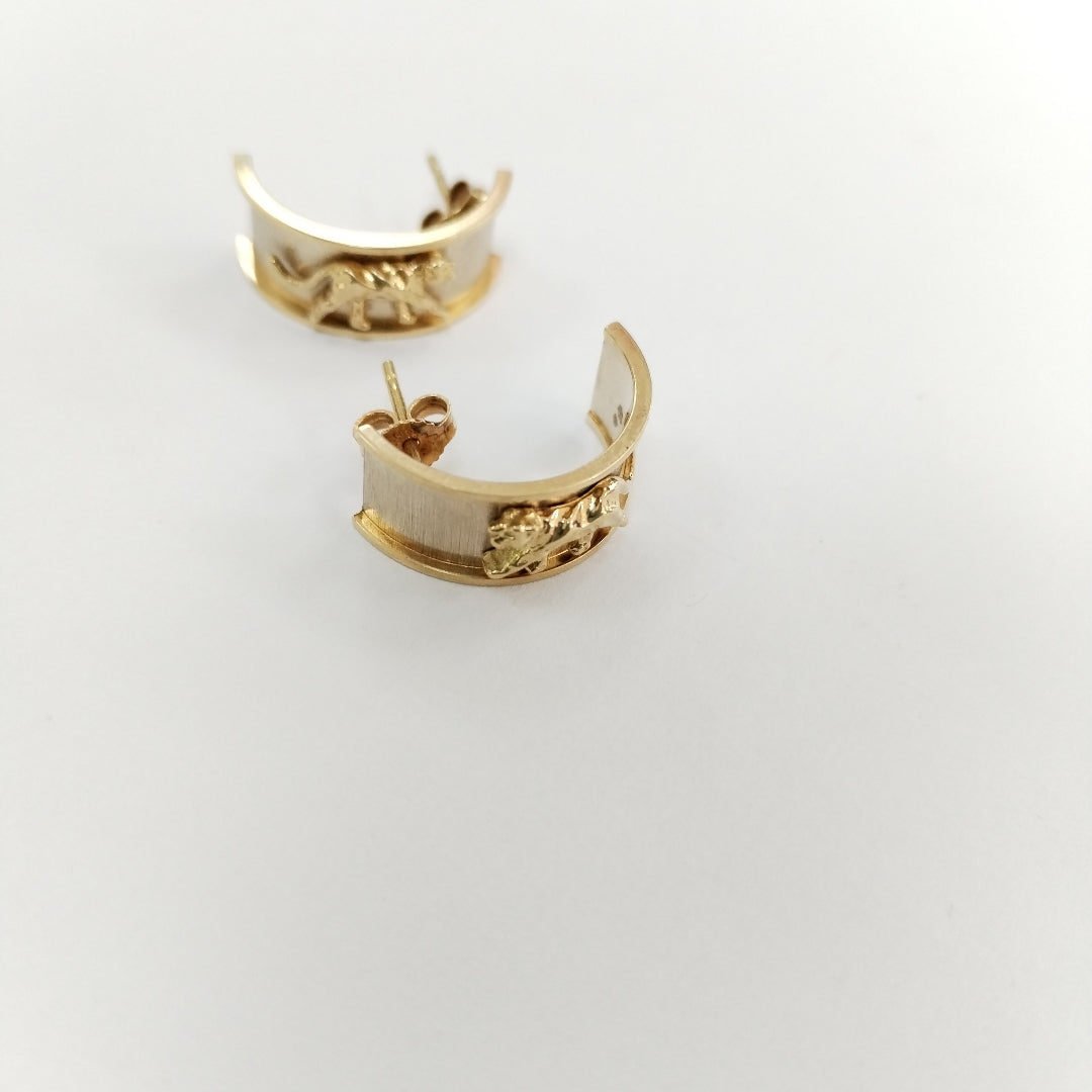 BROQUELES PAR ORO 14 K 4.5 GRMS (SEMINUEVO)