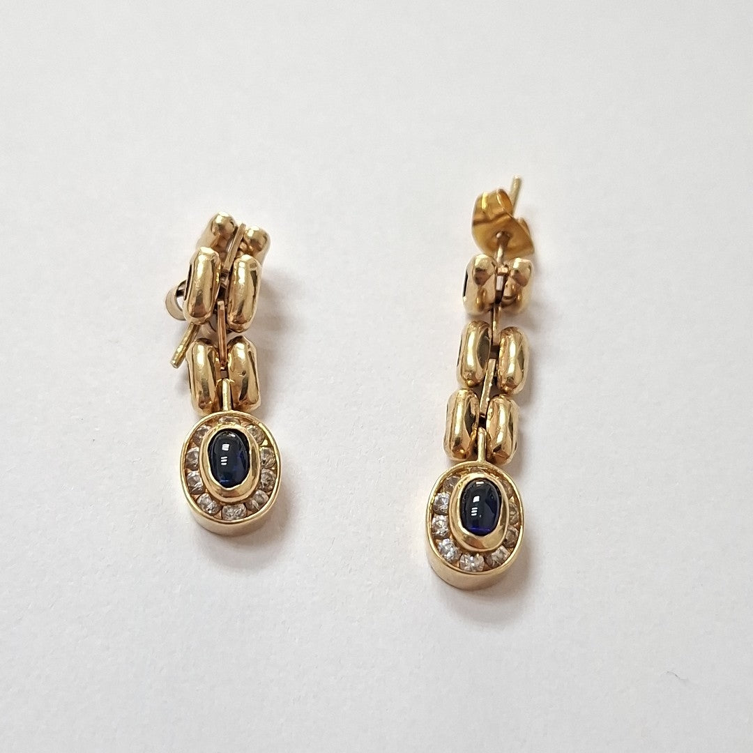 ARETES PAR ORO 14 K 4.8 GRMS (SEMINUEVO)