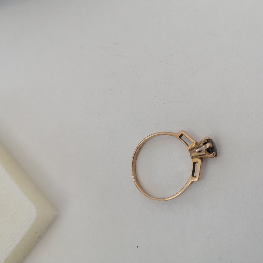 ANILLITO, SOLITARIO ORO 8 K 1.8 GRMS (SEMINUEVO)
