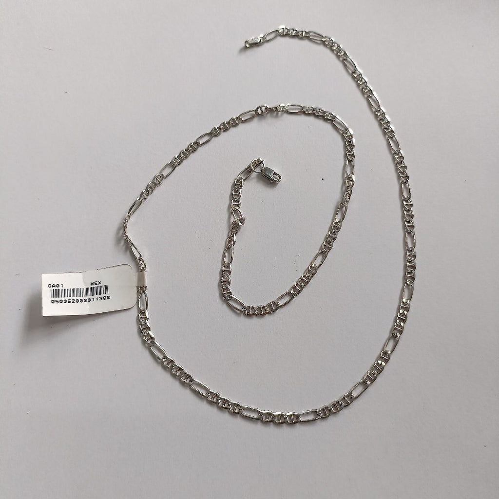 CADENA TEJIDO MARINERO PLATA .925 55 CM 7.9 GR (NUEVO)