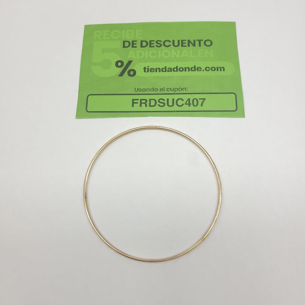 PULSERA RIGIDA ORO 14 K 3.1 GRMS (SEMINUEVO)