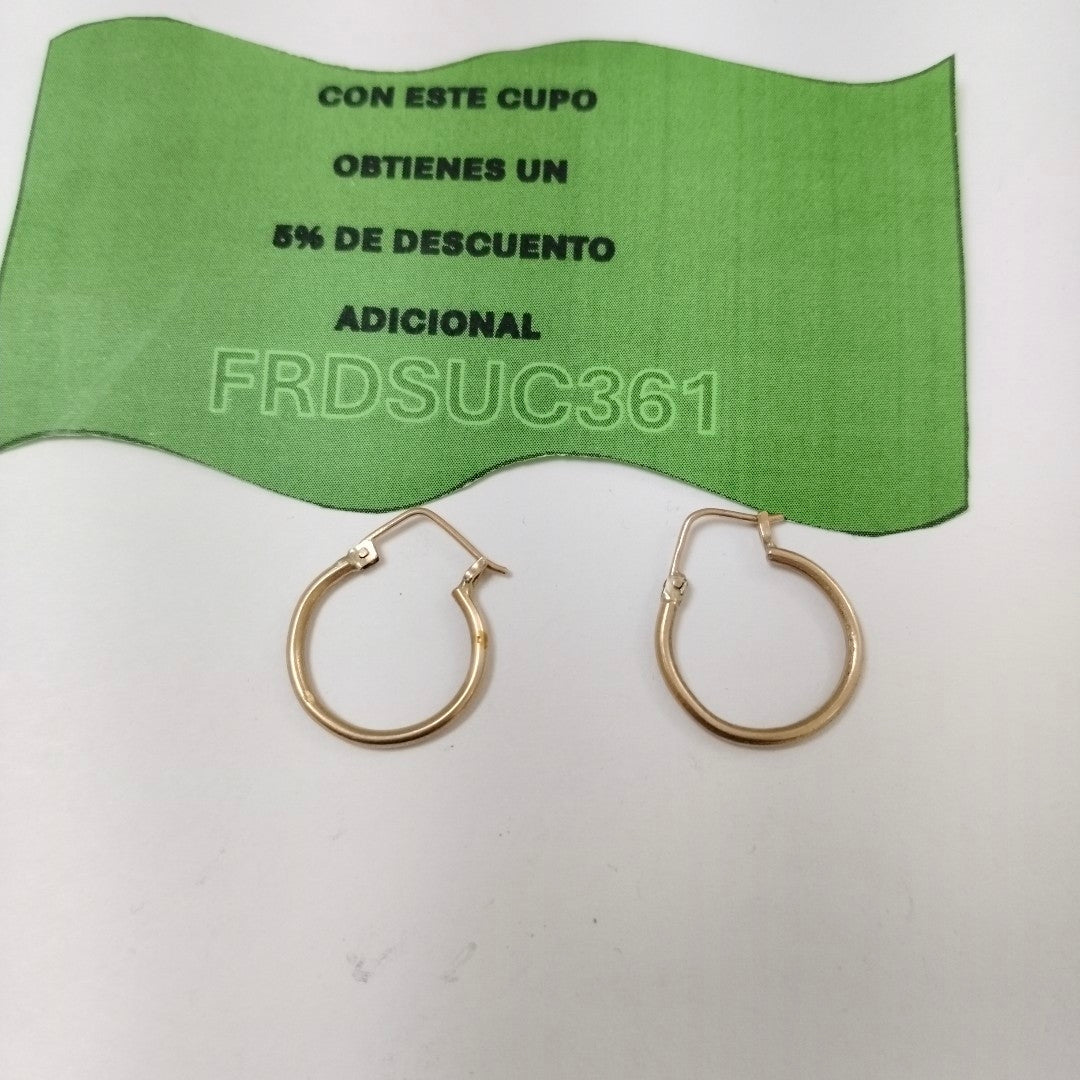 ARRACADAS PAR ORO 10 K 2.7 GRMS (SEMINUEVO)