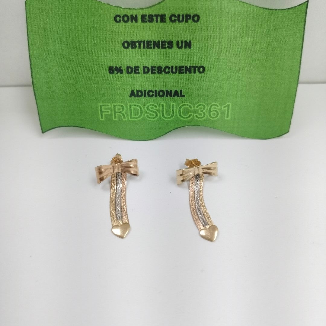 ARETES PAR ORO 10 K 2,90 GRMS (SEMINUEVO)