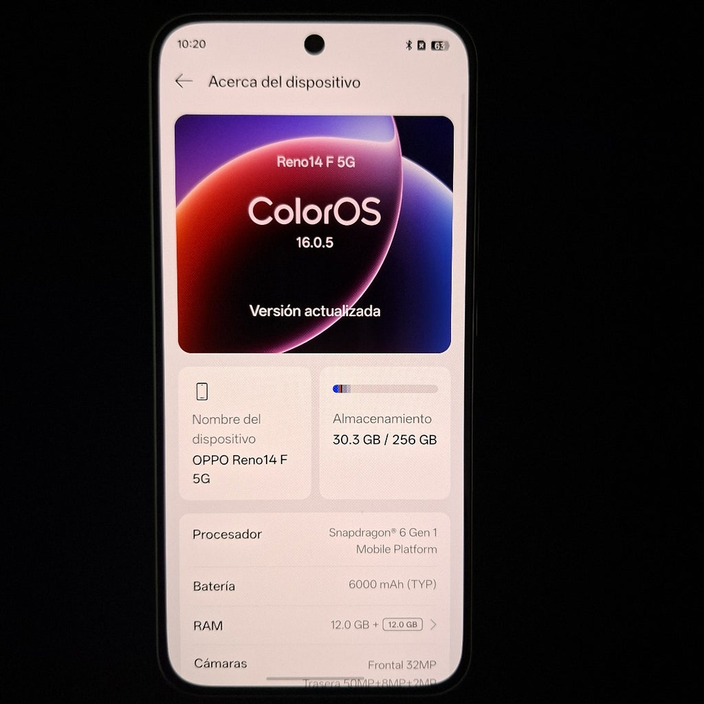 CELULAR OPPO RENO 14F CPH2743 (2025) 256 GB 12 GB RAM (SEMINUEVO)