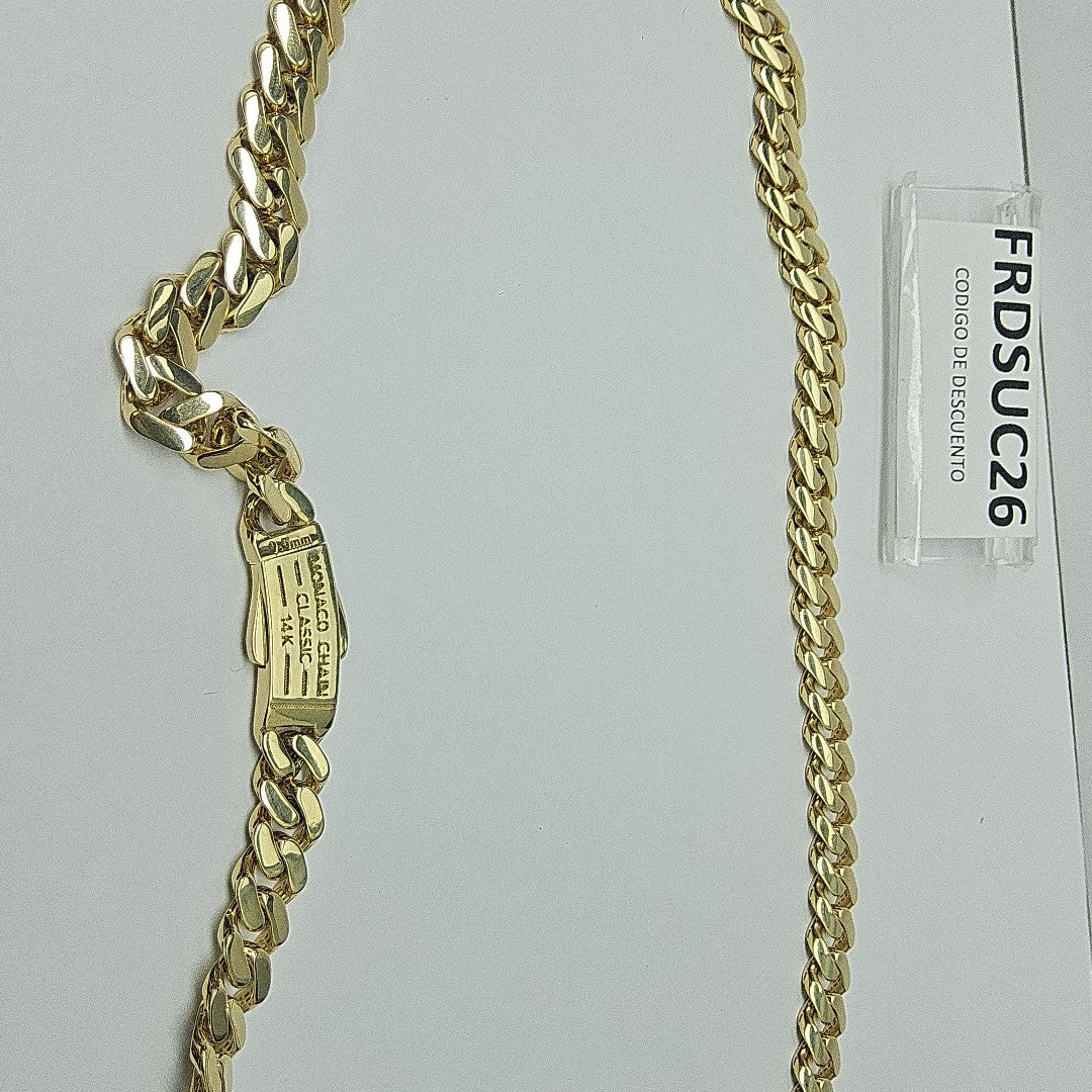 CADENA MONACO ORO 14K 35.7 (NUEVO)