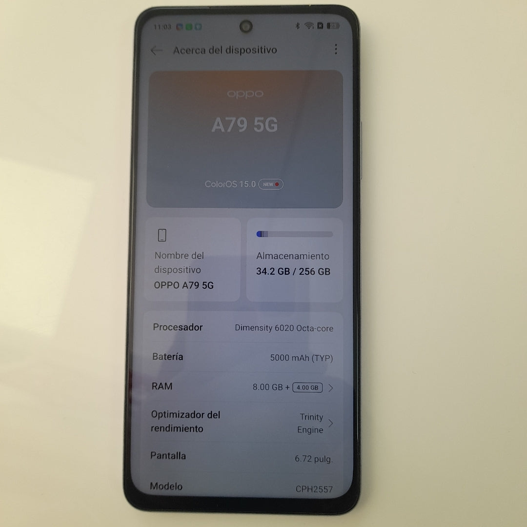 CELULAR OPPO A79 CPH2557 (2023) 256 GB 8 GB RAM (SEMINUEVO)