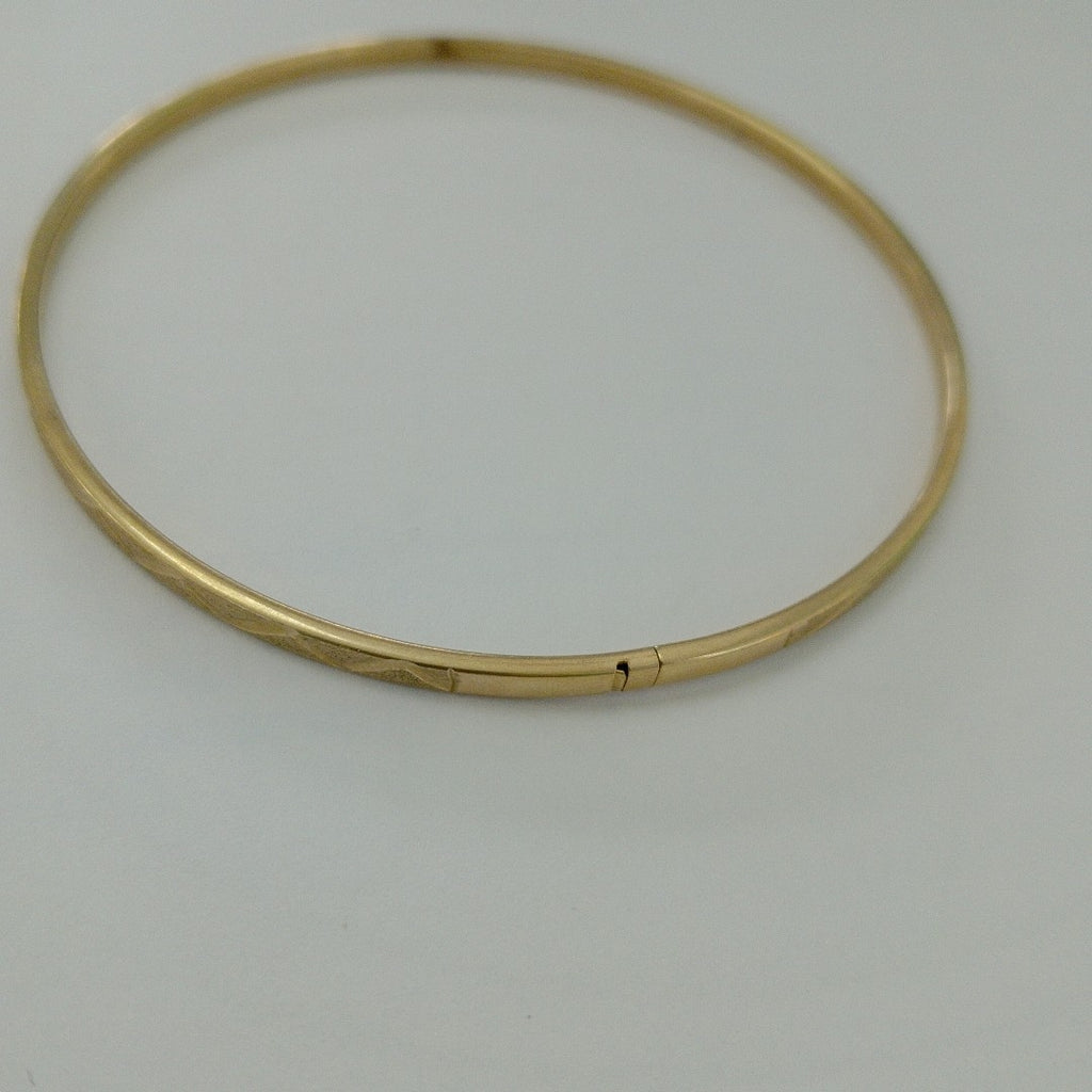PULSERA RIGIDA ORO 10 K 4.2 GRMS (SEMINUEVO)