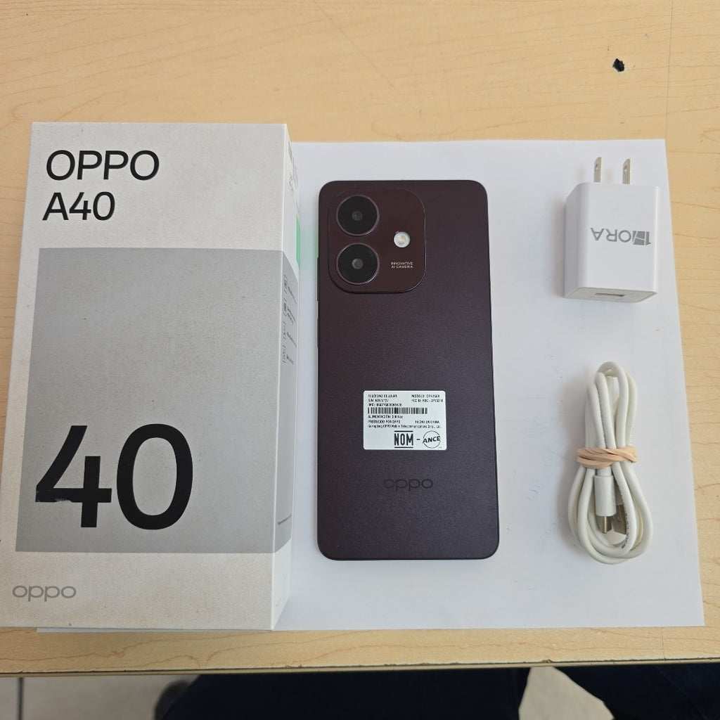 CELULAR OPPO A40 CPH2669 (2024) 256 GB 4 GB RAM (SEMINUEVO)