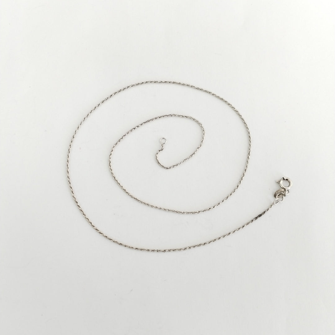 CADENA PLATA 1,90 GRMS (SEMINUEVO)