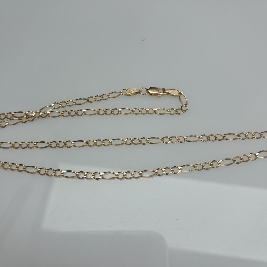 CADENAS TEJIDO 3X1 ORO 10K 50 CM 4.1 GR (NUEVO)