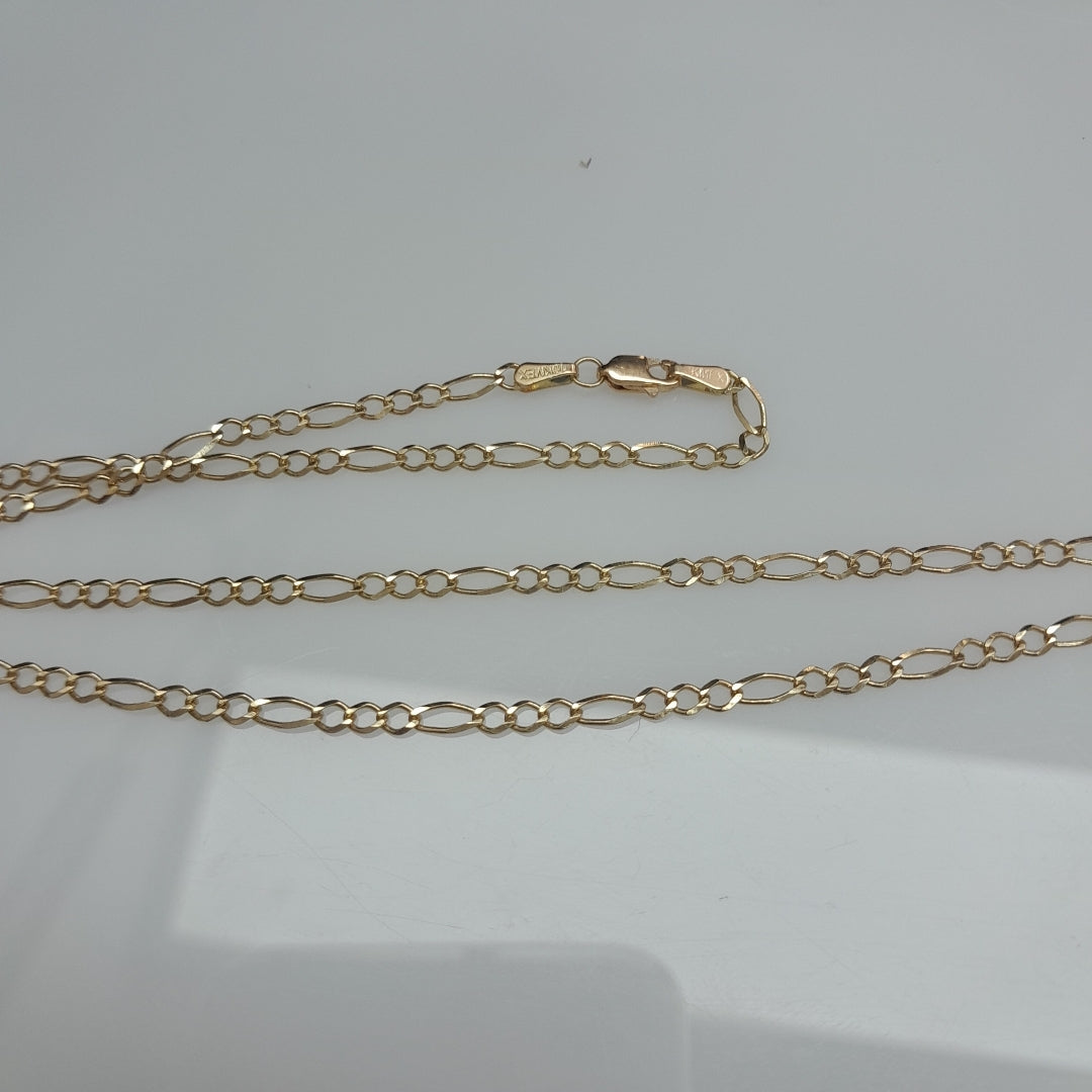 CADENAS TEJIDO 3X1 ORO 10K 50 CM 4.1 GR (NUEVO)