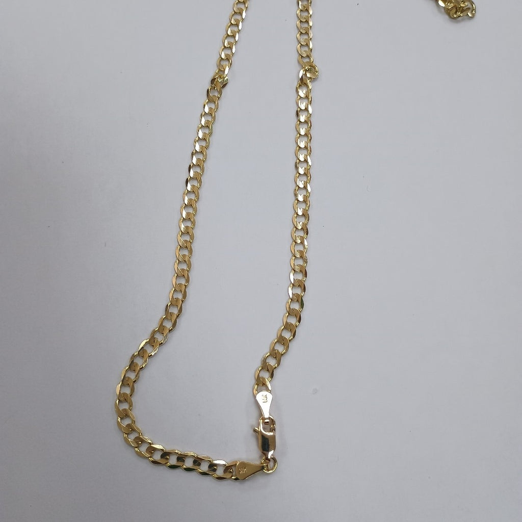 CADENA BARBADA 14K 55 CM 12.6 GR (NUEVO)