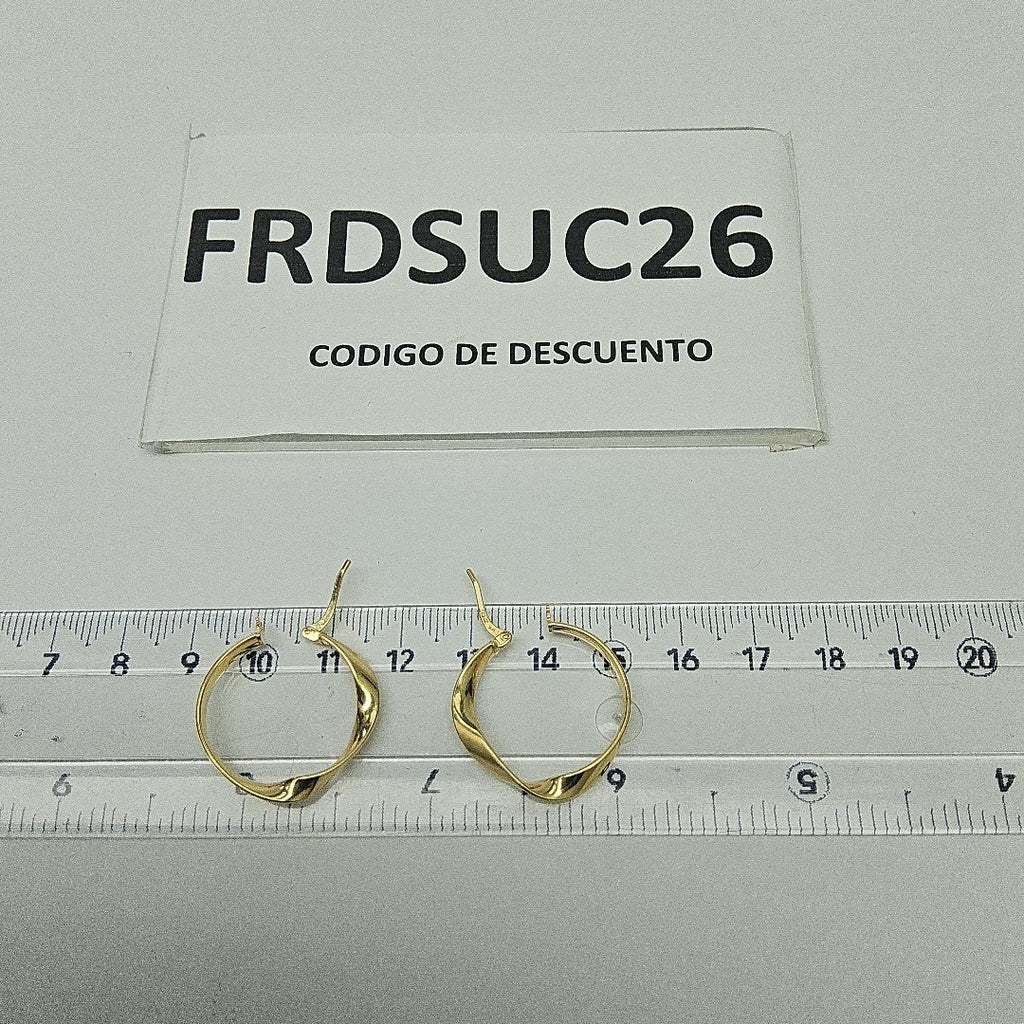 ARRACADAS ORO 14K 2.1 (NUEVO)