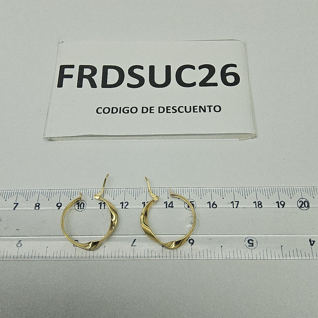 ARRACADAS ORO 14K 2.1 (NUEVO)