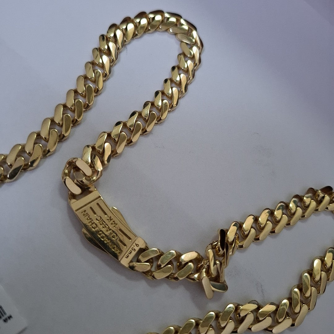 CADENA MONACO ORO 14K 30.1 (NUEVO)