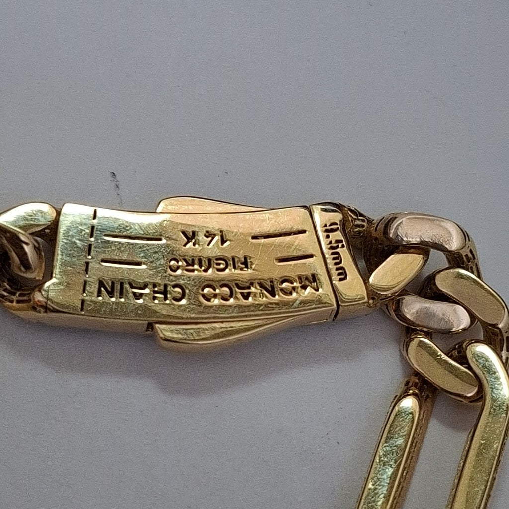 CADENA MONACO ORO 14K 30.8 (NUEVO)