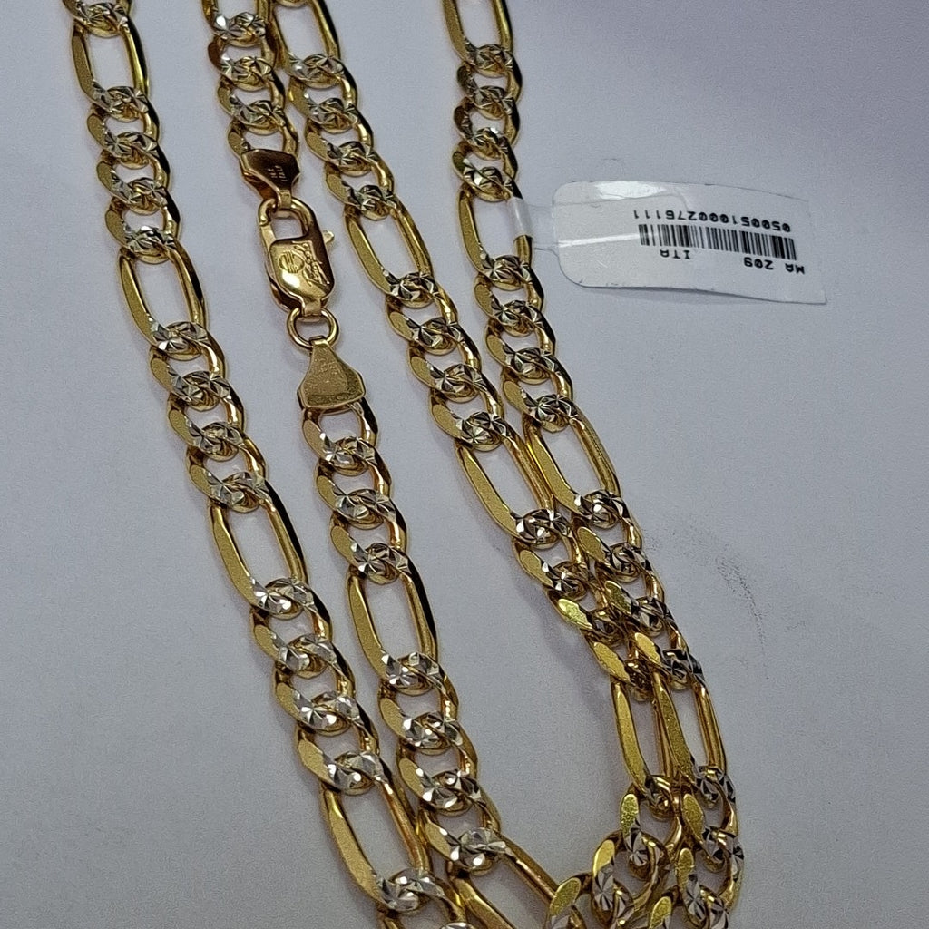 CADENAS CARTIER 3 1 DIAMANTADA ORO 14K 51.1 (NUEVO)