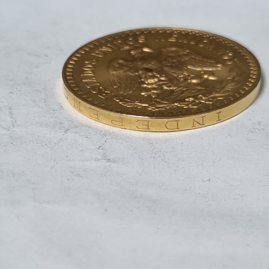 K1 41.6 GRMS 21 K IDENTIFICACIÓN MONEDA NOMINATIVA MONEDAS PESOS 50 PESOS (SEMINUEVO)