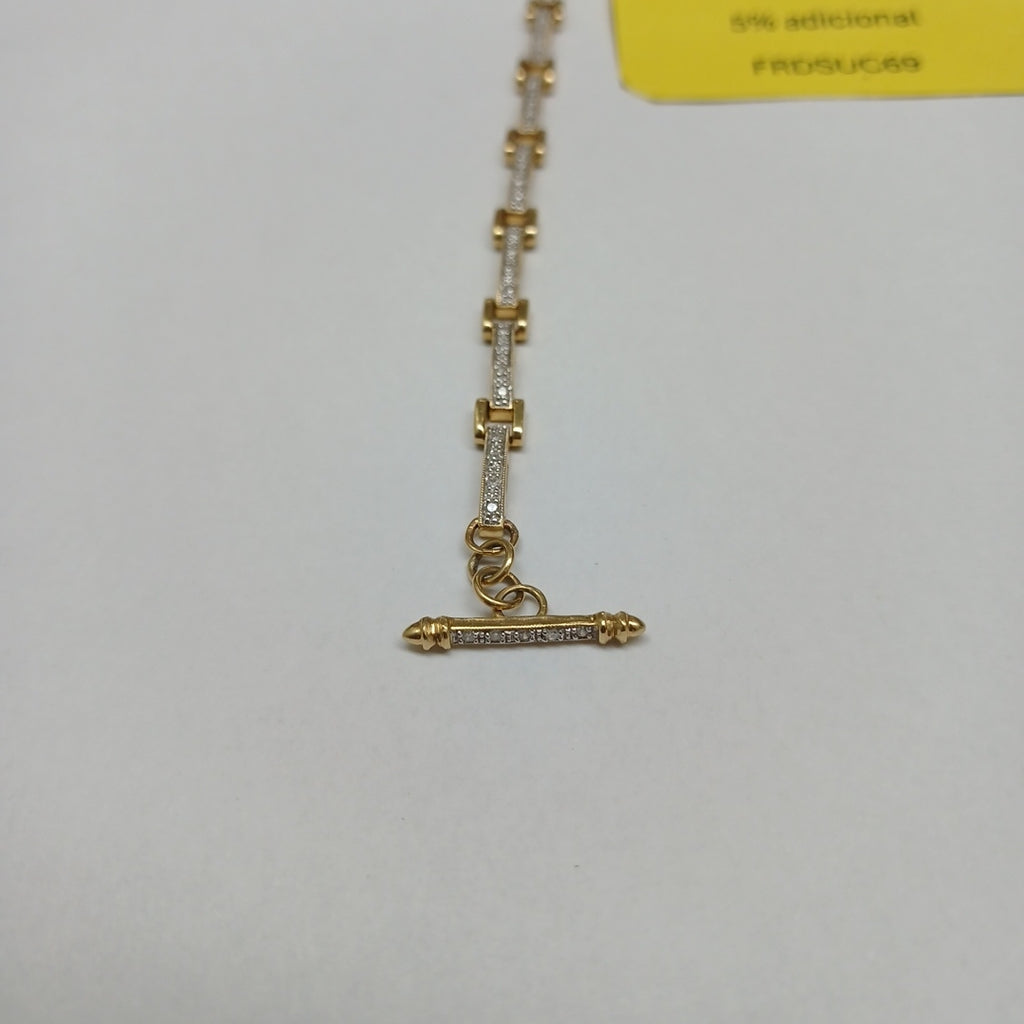 PULSERA ORO 14 K 7.4 GRMS (SEMINUEVO)