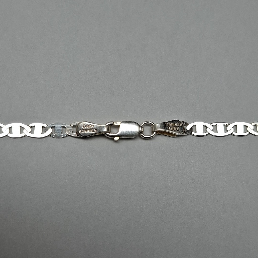 CADENA TEJIDO GUCHI PLATA .925 60 CM 8.9 GR (NUEVO)