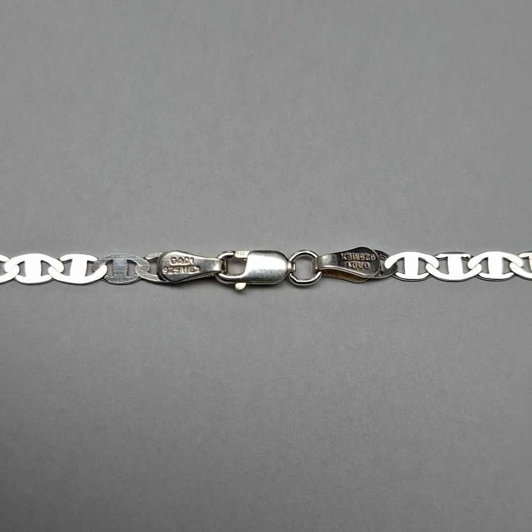 CADENA TEJIDO GUCHI PLATA .925 60 CM 8.9 GR (NUEVO)