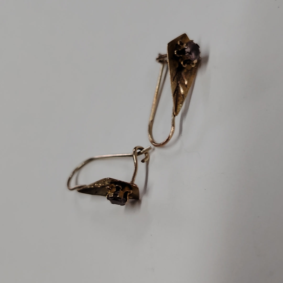 ARETES PAR ORO 8 K 0.3 GRMS (SEMINUEVO)