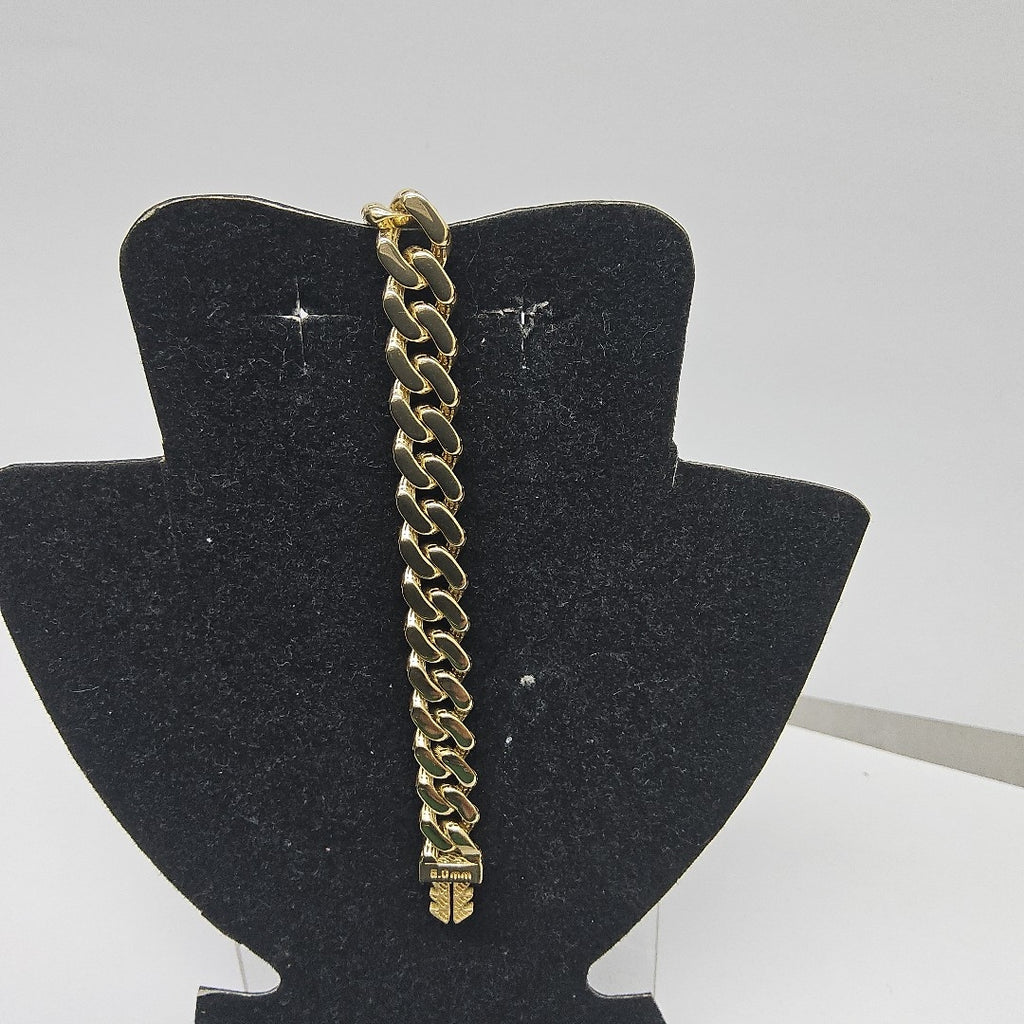 PULSERA MONACO ORO 14K 10.5 (NUEVO)