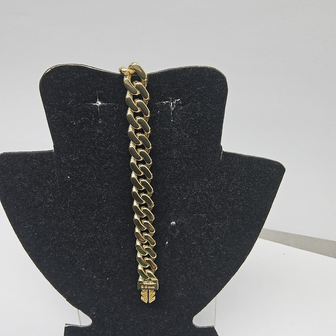 PULSERA MONACO ORO 14K 10.5 (NUEVO)