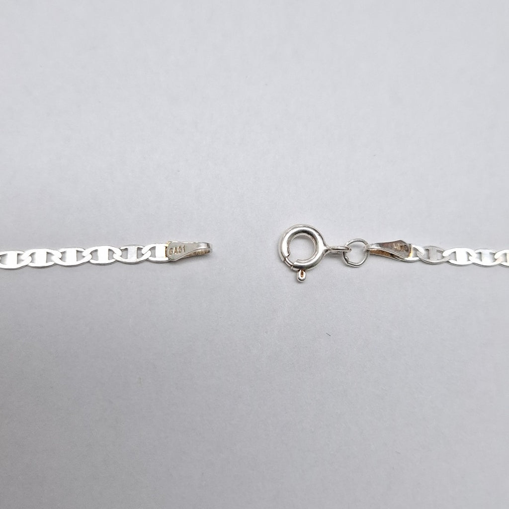 CADENA TEJIDO ESPEJO PLATA .925 60 CM 4.3 GR (NUEVO)