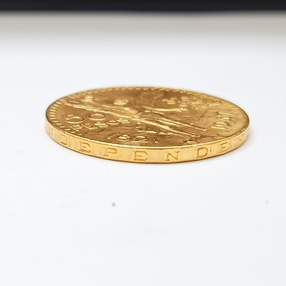 K1 41.6 GRMS 21 K IDENTIFICACIÓN MONEDA NOMINATIVA MATERIALES ORO CAN (SEMINUEVO)