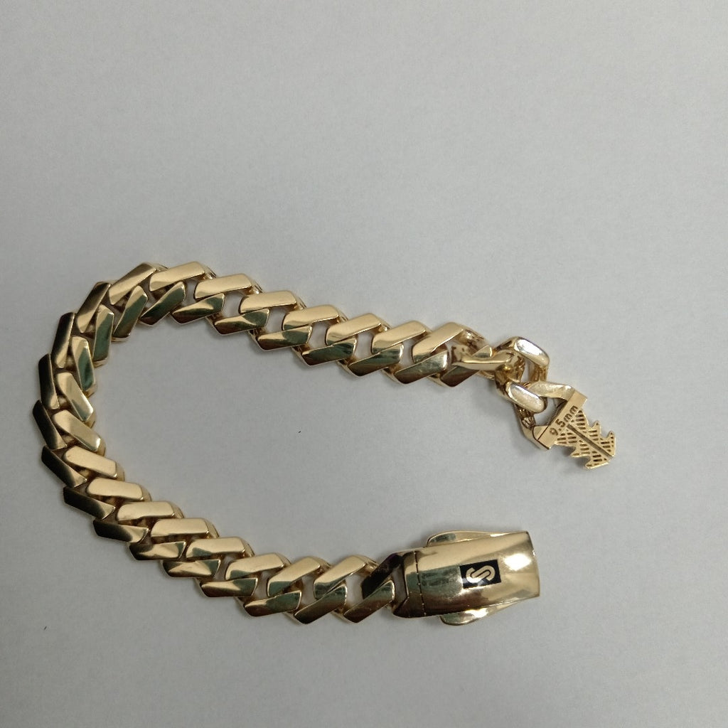PULSERA MONACO ORO 14K 12 (NUEVO)