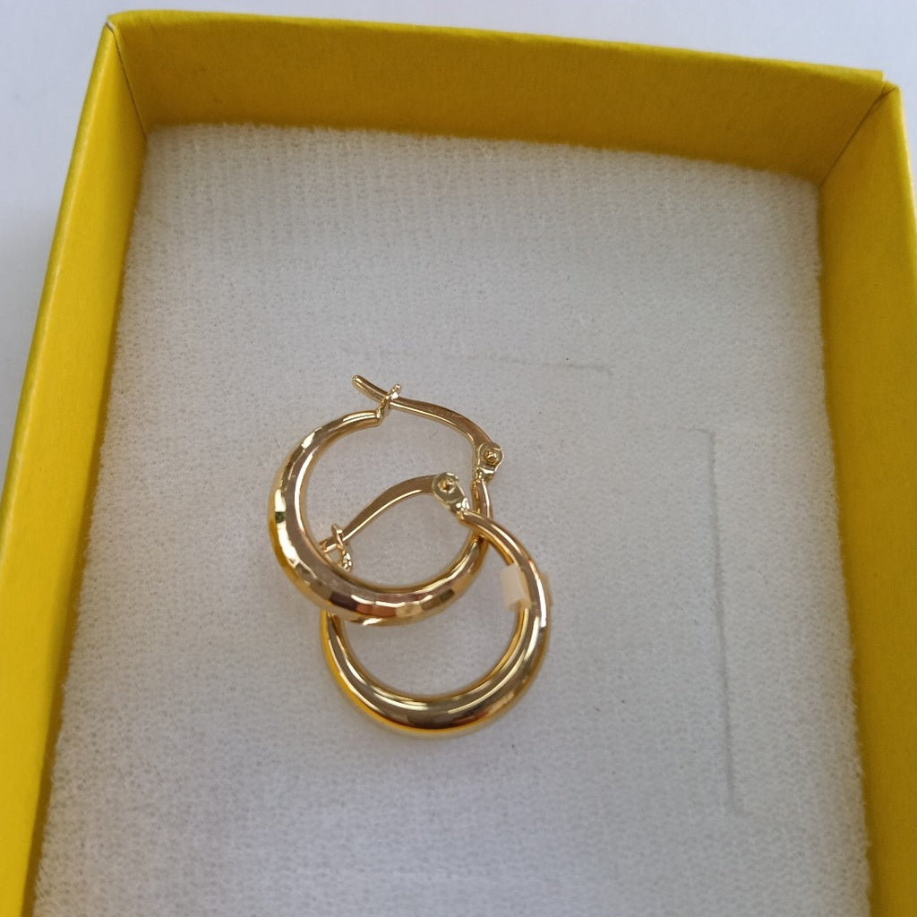 ARRACADAS ORO 14K 1.4 (NUEVO)