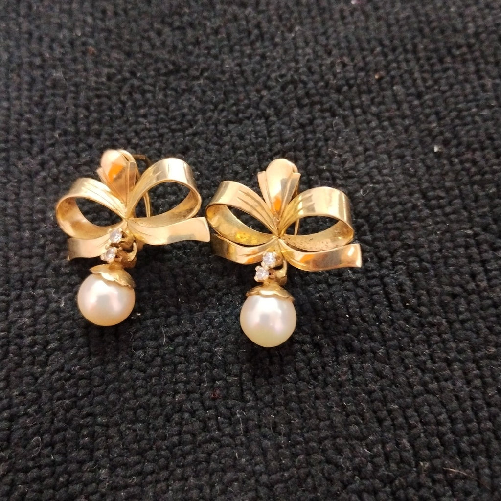 ARETES PAR ORO 14 K 8.1 GRMS (SEMINUEVO)