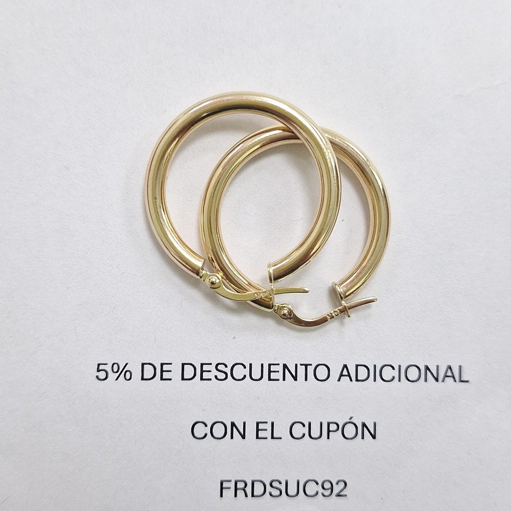 ARRACADAS ORO 14K 1.8 (NUEVO)