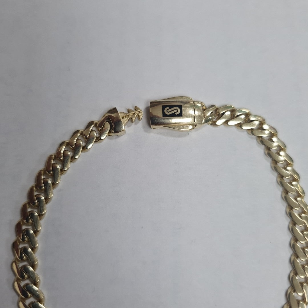 PULSERA MONACO ORO 14K 5.4 (NUEVO)