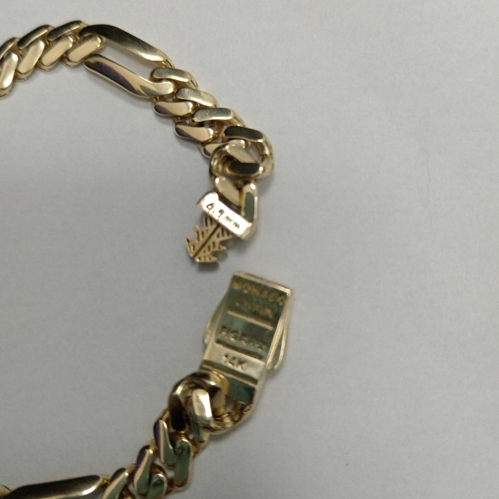PULSERA MONACO ORO 14K 6.5 (NUEVO)
