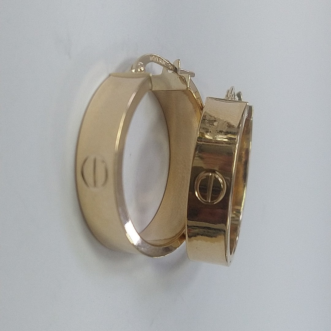 ARRACADAS ORO 14K 3.5 (NUEVO)